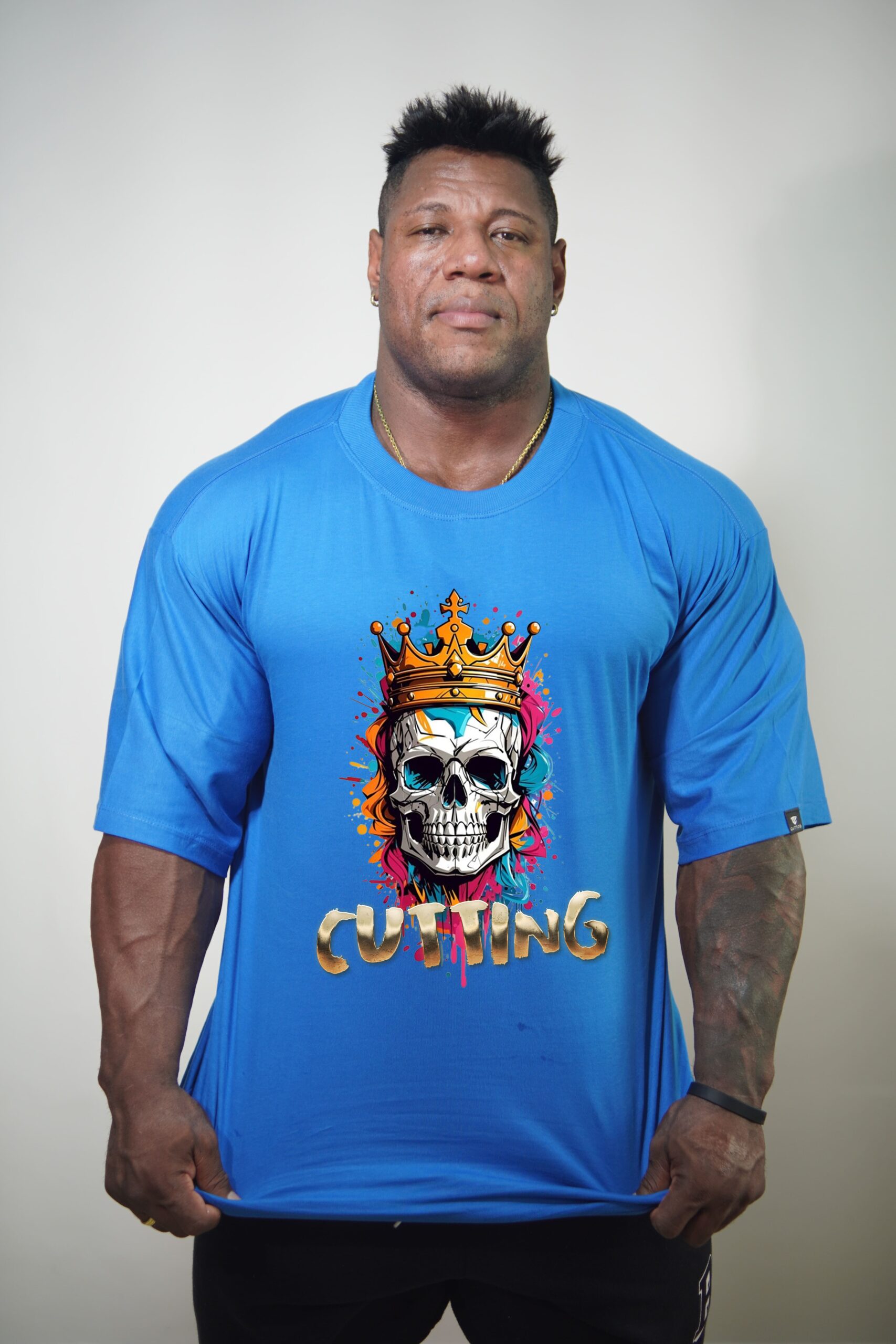 Camiseta Oversized Premium Caveira Coroa - Imagem 4