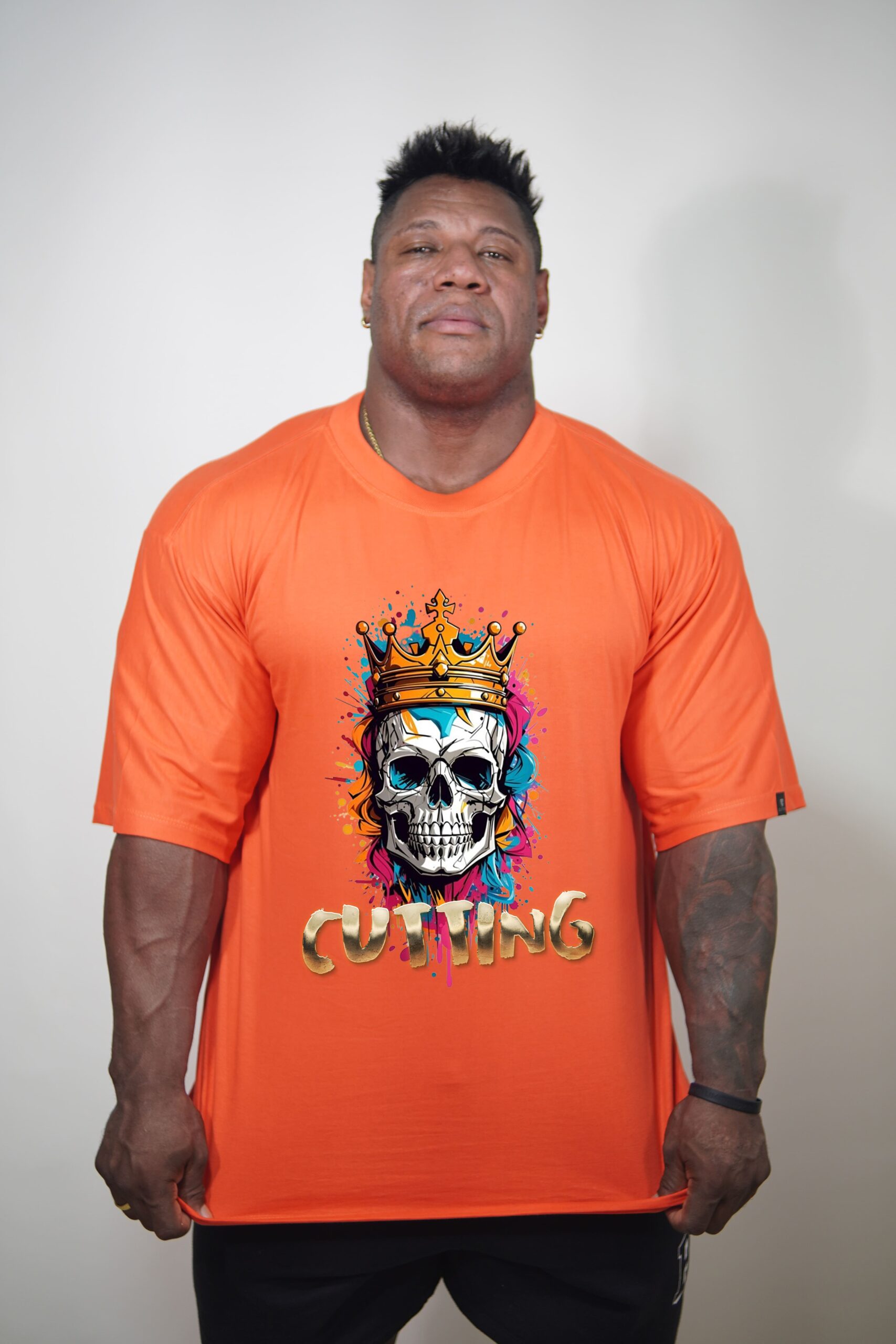 Camiseta Oversized Premium Caveira Coroa - Imagem 6