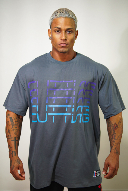 Camiseta Cutting Básica - Estampa em Degradê