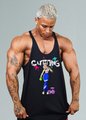 Regata cavada com estampa em DTF