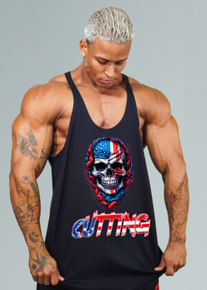 Regata cavada com estampa em DTF