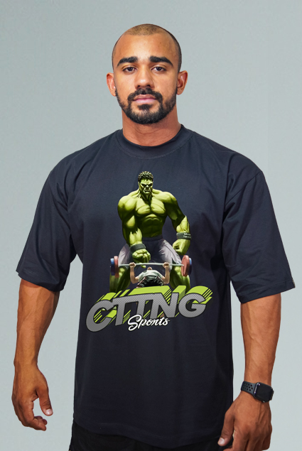 Camiseta Oversized Basic Hulk