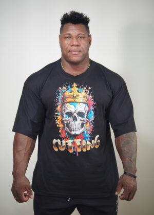 Camiseta Oversized Premium Caveira Coroa