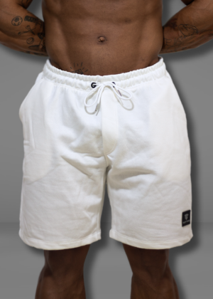 Bermuda em Moletom Offwhite