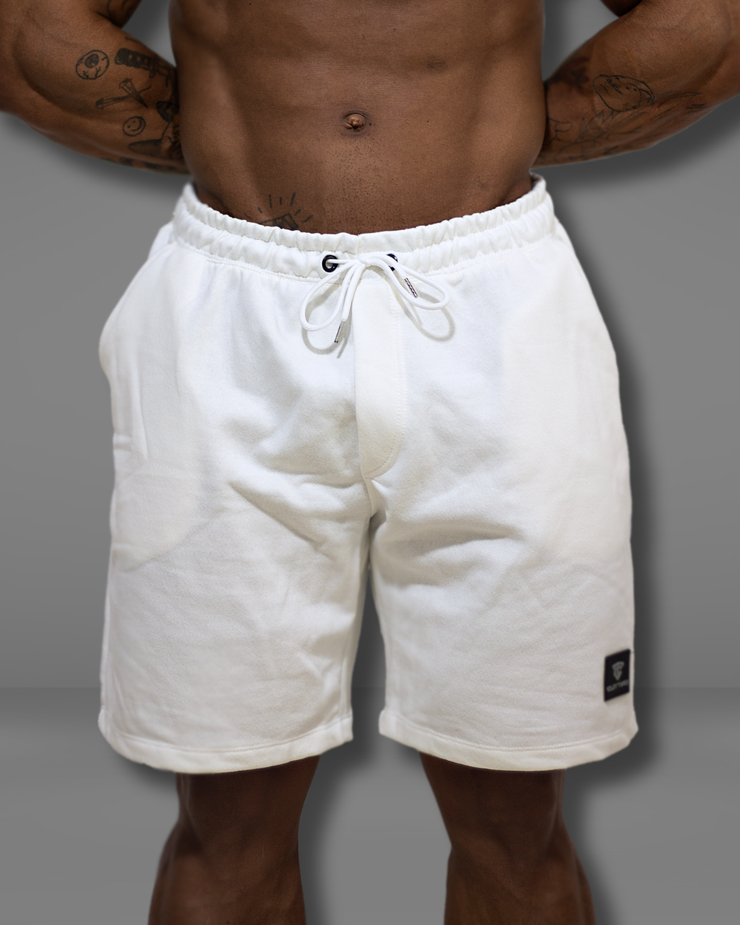 Bermuda em Moletom Offwhite