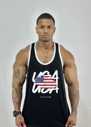 Regata Cavada em Algodão Com Viés – USA