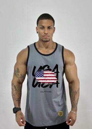 Regata Basica em Algodão Com Viés – USA